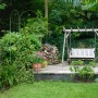 2er Set Relaxdays Rankgitter aus Eisen, dunkelgrün, 220x103x2 cm, für Kletterpflanzen im Garten.