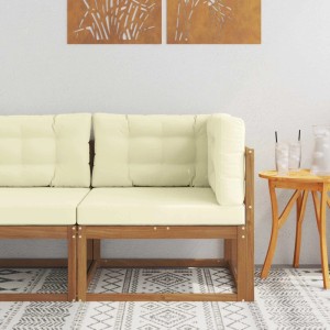 vidaXL Outdoor Ecksofa Massivholz Akazie Natur 900542