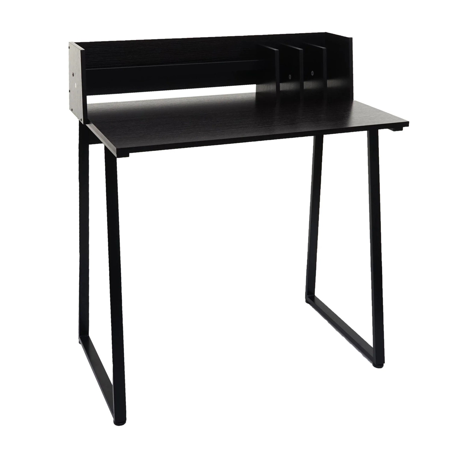Proregal Schreibtisch HxBxT 94x82x51 cm 3D-Struktur Metall Mdf Schwarz Lapt günstig online kaufen