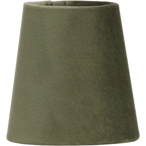 Grüner Samt Lampenschirm Queen 10x10cm für Kerzen Leuchtmittel