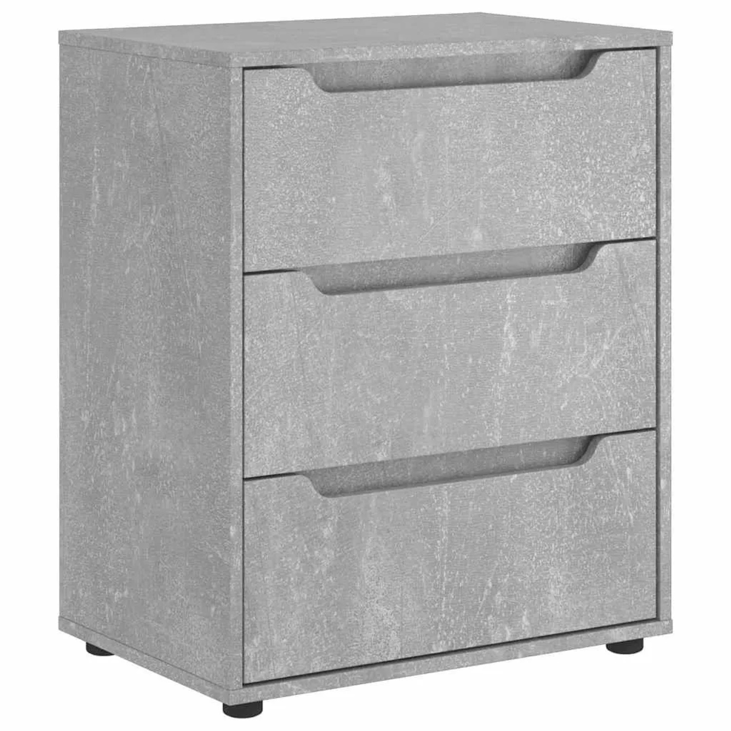 vidaXL Sideboard VISNES Betongrau 60x40x73 cm Holzwerkstoff 4108286