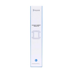Ecovacs Reinigungstücher für Winbot W2S, grau, 2 Stück. Zubehör für Reinigungsgeräte.
