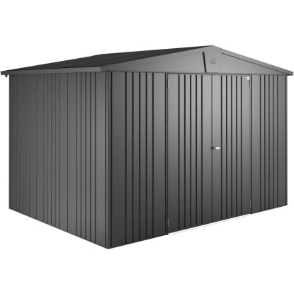 Biohort Metall-Gerätehaus Europa Dunkelgrau-Metallic 6,8 m²