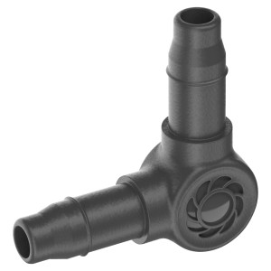 Gardena L-Stück 4,6 mm (3/16") für Micro-Drip-Systeme, 10er-Pack zur Richtungsänderung.