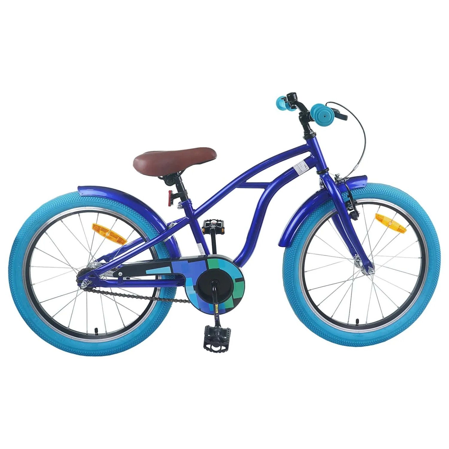 vidaXL Kinderfahrrad 20 Zoll für 6-11 Jahre Alt Dunkelblau 42009331