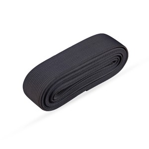 Schwarzes ProHome Gummiband, 2,5 m x 2,5 cm, für Näh- und Bastelprojekte.