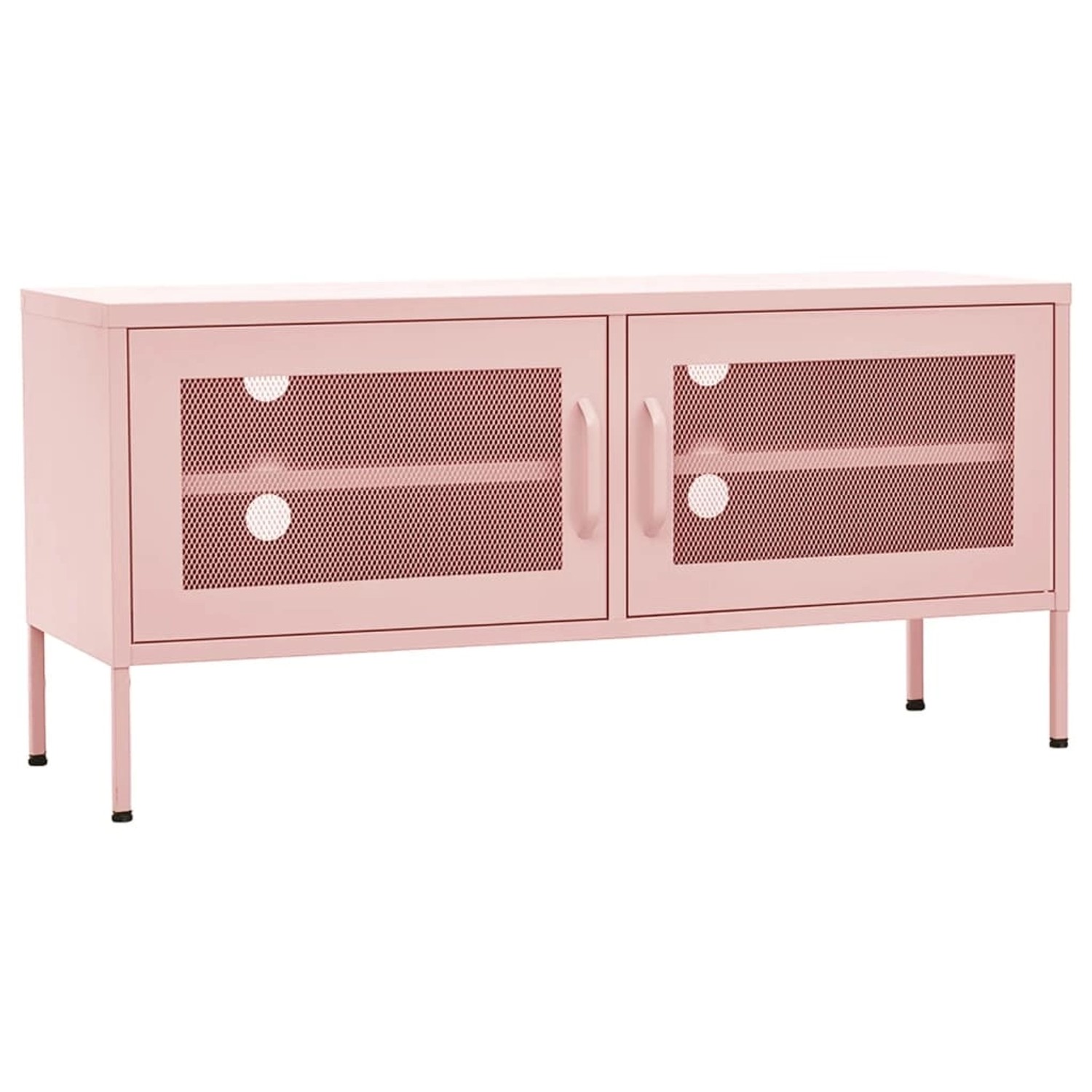 Tv-schrank Rosa 105x35x50 Cm Stahl günstig online kaufen