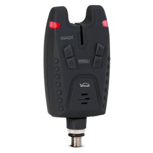 Westline Bissanzeiger CMX Rot mit robustem, spritzwassergeschütztem Gehäuse und einstellbarer Sensibilität.