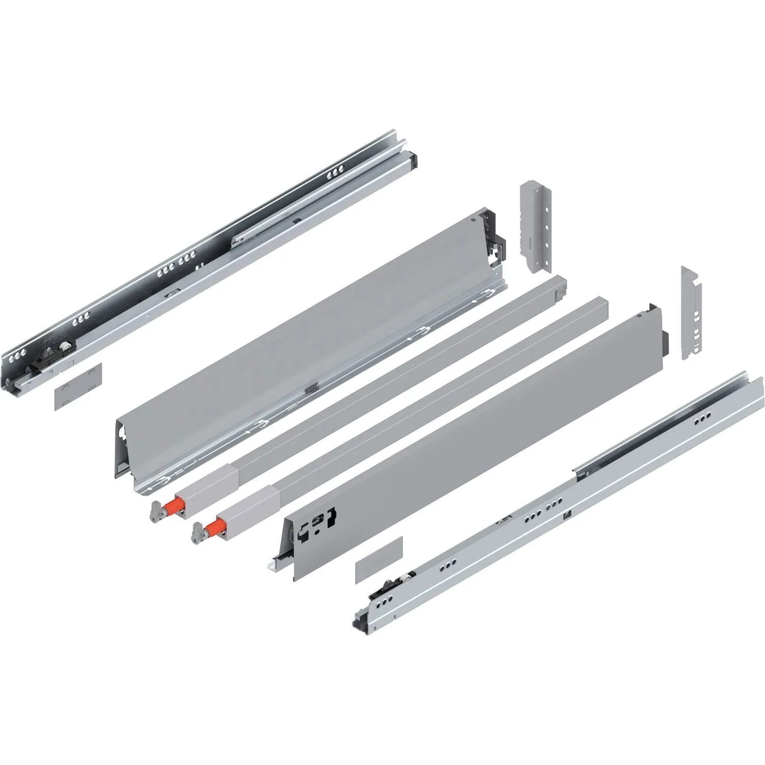 Blum C-Reling Tandembox antaro Vollauszug 600 mm 30 kg Grau 1 Paar