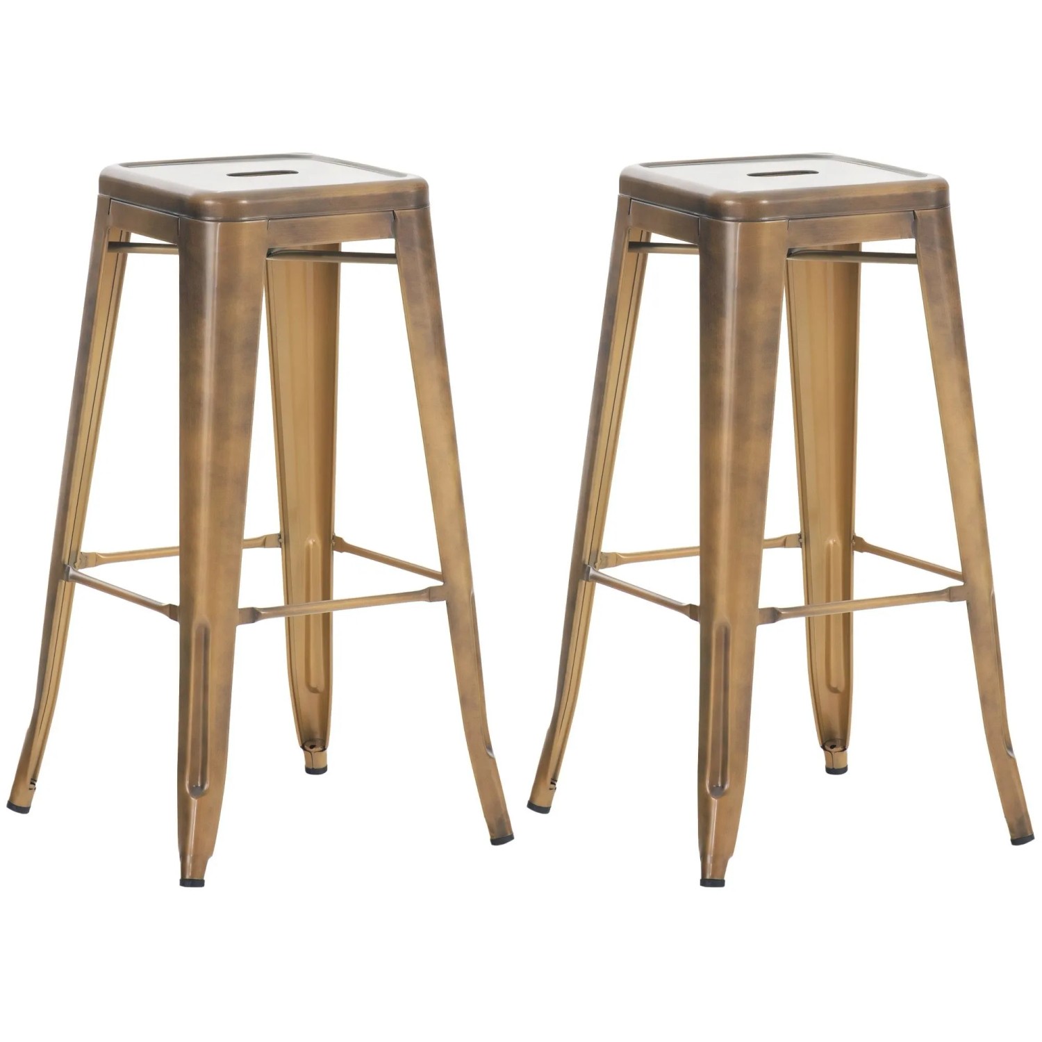 CLP 2er Set Barhocker Joshua Gold