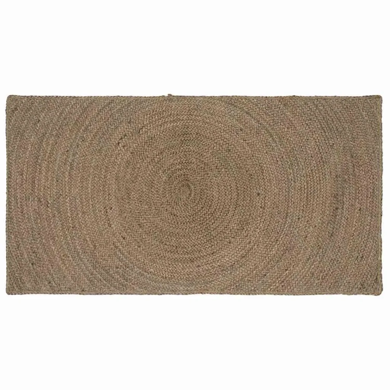 vidaXL Bereichsteppiche Rechtwinklig Grau 100 x 200 cm Jute 42010539