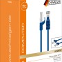 Schwaiger CAT8 Netzwerkkabel, blau, 10m, auf Verpackung. Kabel für Computer & Multimedia.