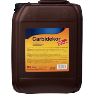 Carbidekor Braun 10L Holzlasur im Kanister für Gartenholz, Jägerzäune und Pergolen.