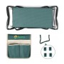 Sekey 2-in-1 Kniebank/Gartenhocker mit grünem Polster, klappbar. Inkl. Werkzeugtasche und Gummifüßen für Gartenarbeit.