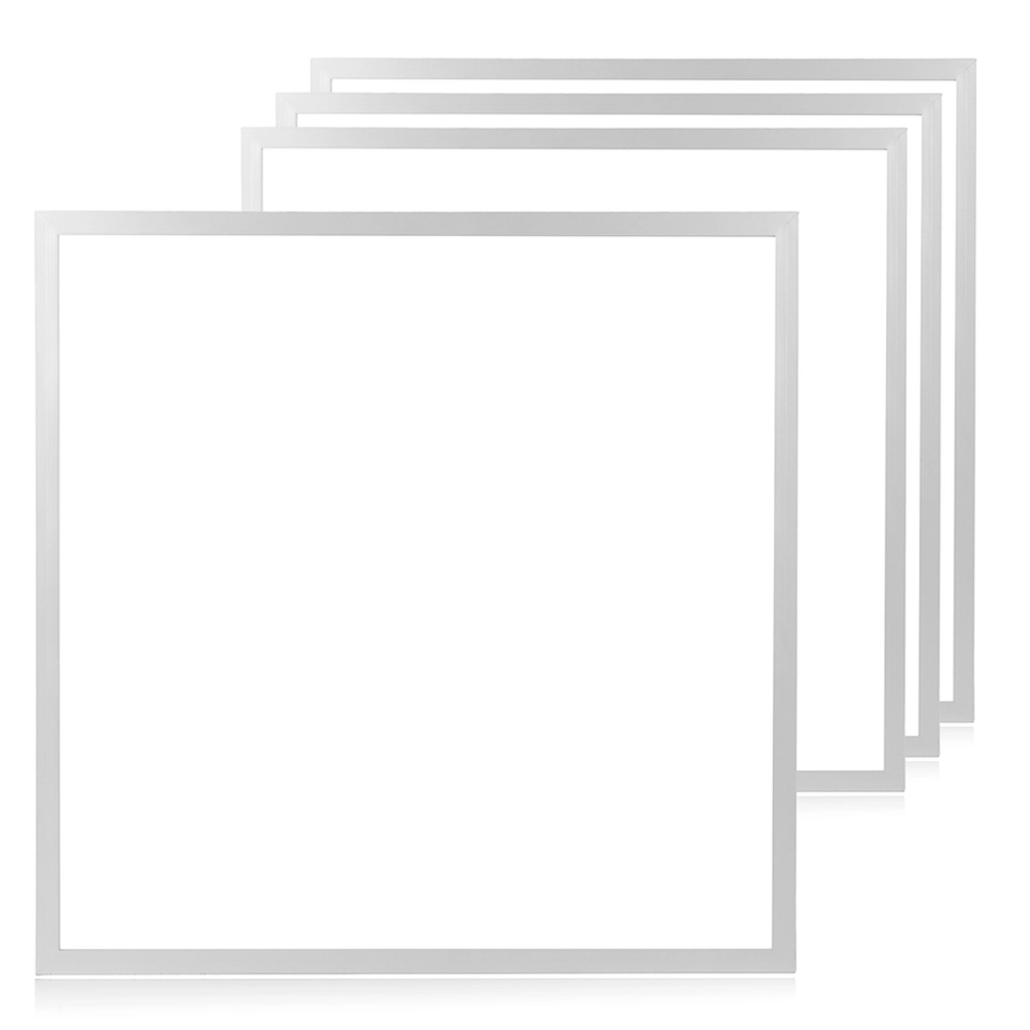 LUXULA 4er-Set LED Panel 62x62 cm 36W 3600lm 4000K Neutralweiß  Büro- Decke günstig online kaufen