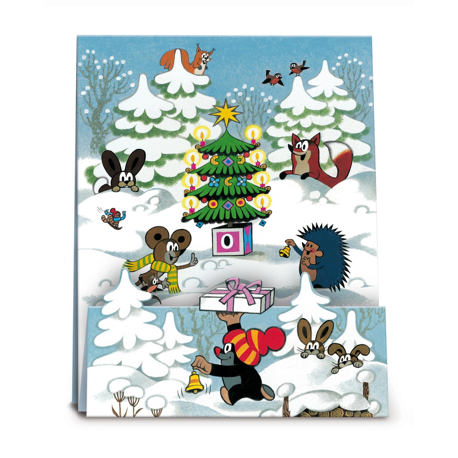 Der kleine Maulwurf und seine Freunde.