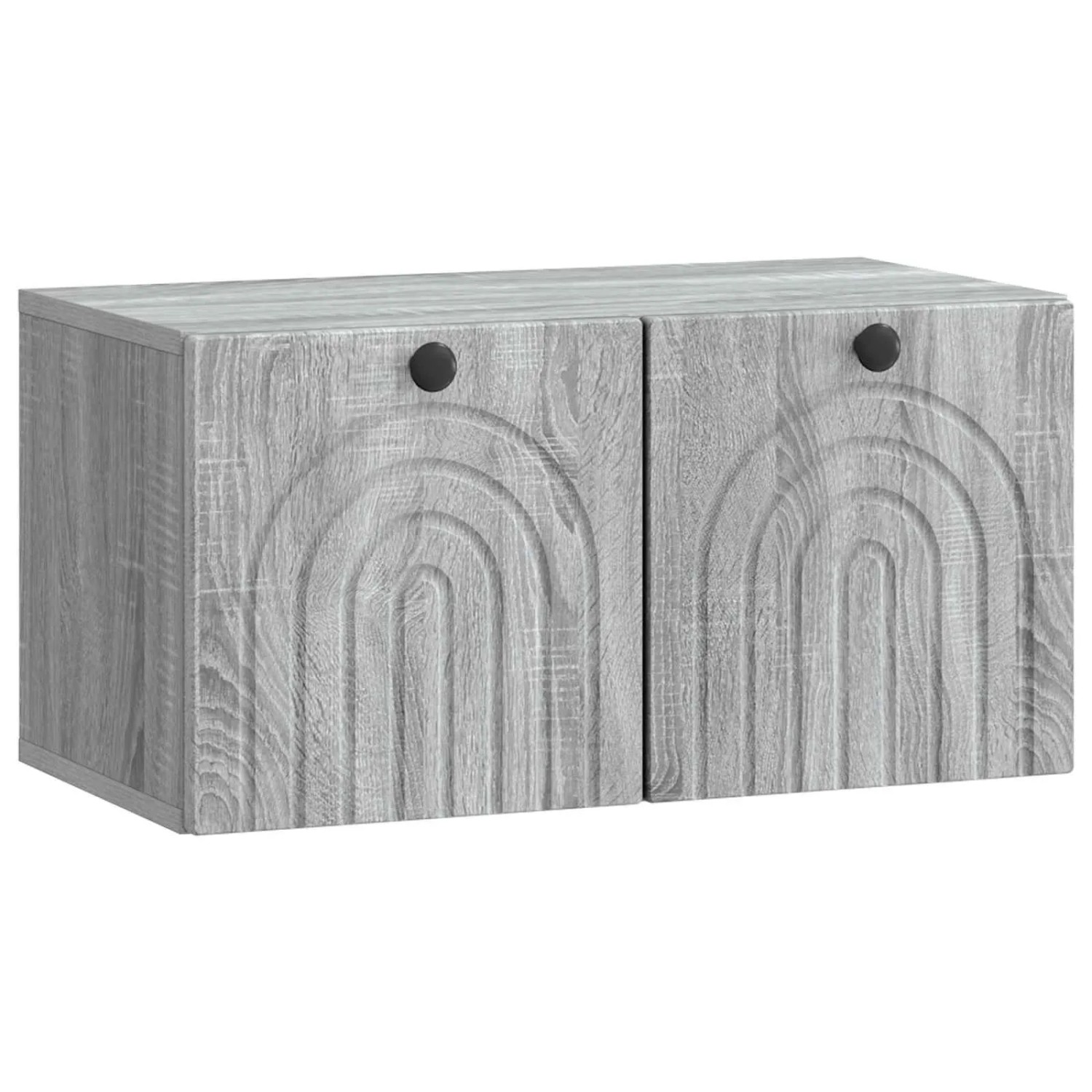 vidaXL Wandmontierter TV-Schrank Graues Sonoma 59,5 x 31 x 30 cm 898201
