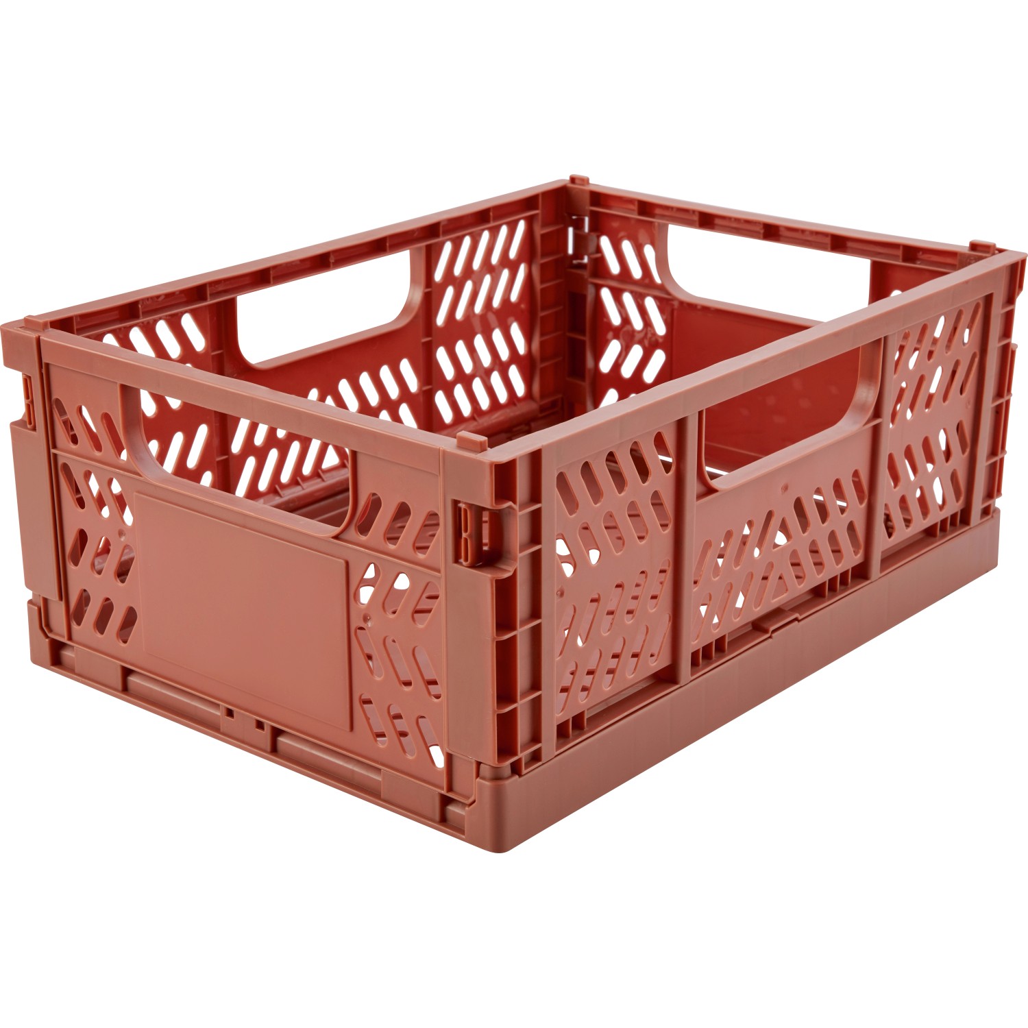 Ockerfarbene Klappbox aus Kunststoff, Teil des 3-teiligen Safari Adventure Sets.