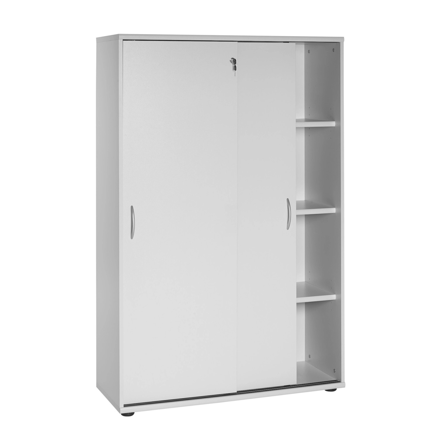 PROREGAL Schiebetürenschrank Lion Large HxBxT 153 x 100 x 40 cm 4 Fächern L günstig online kaufen