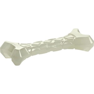 Weißes Hunter Hundespielzeug Aqua Kisa Knochen, 11 cm, für Apportierspiele.