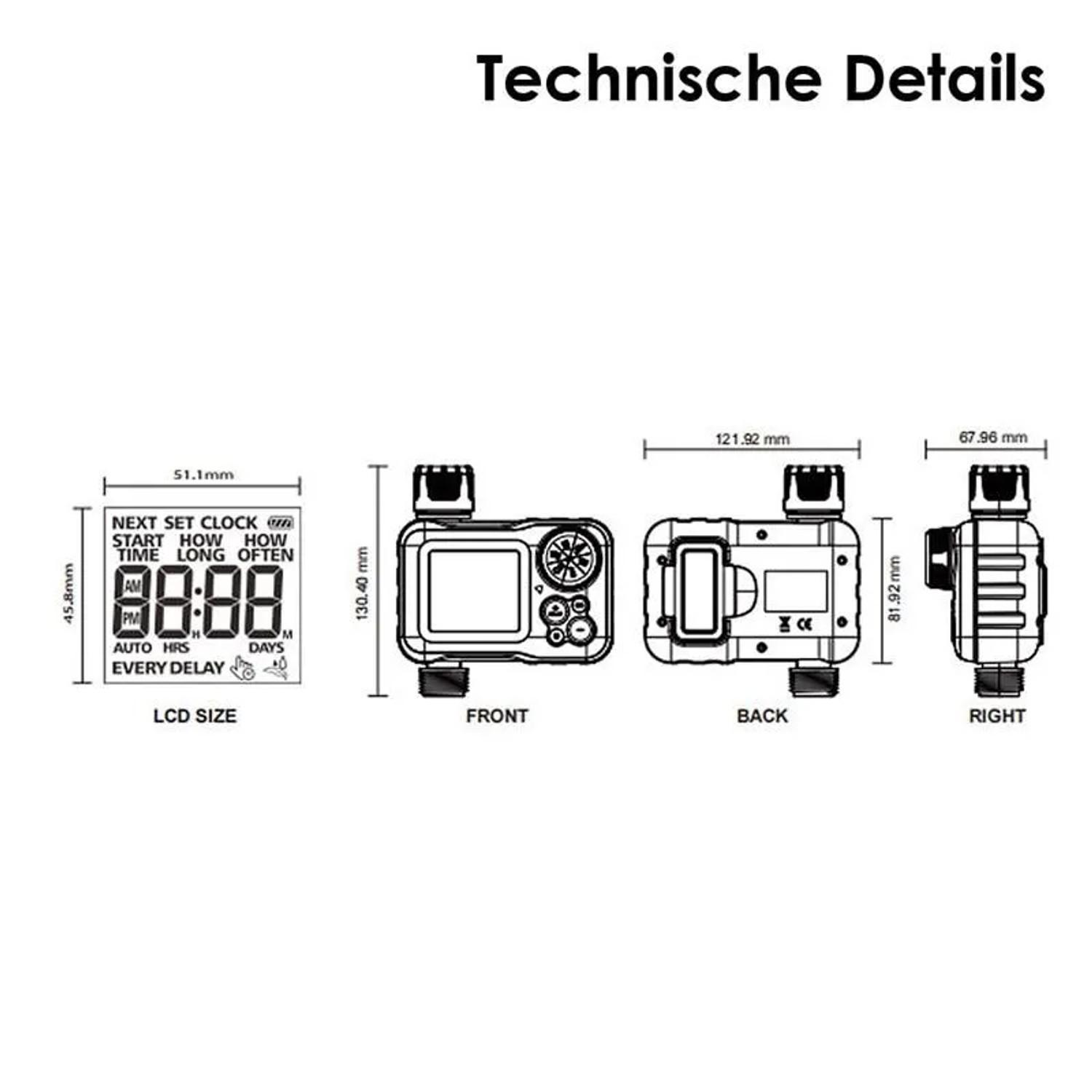 ChiliTec Digitaler Bewässerungscomputer CT-WB7 mit Adapte_5