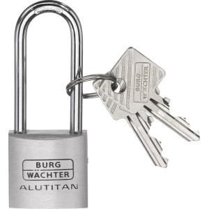 Burg-Wächter Vorhangschloss 770 HB 20 26 SB mit Zylinder und Schlüssel.