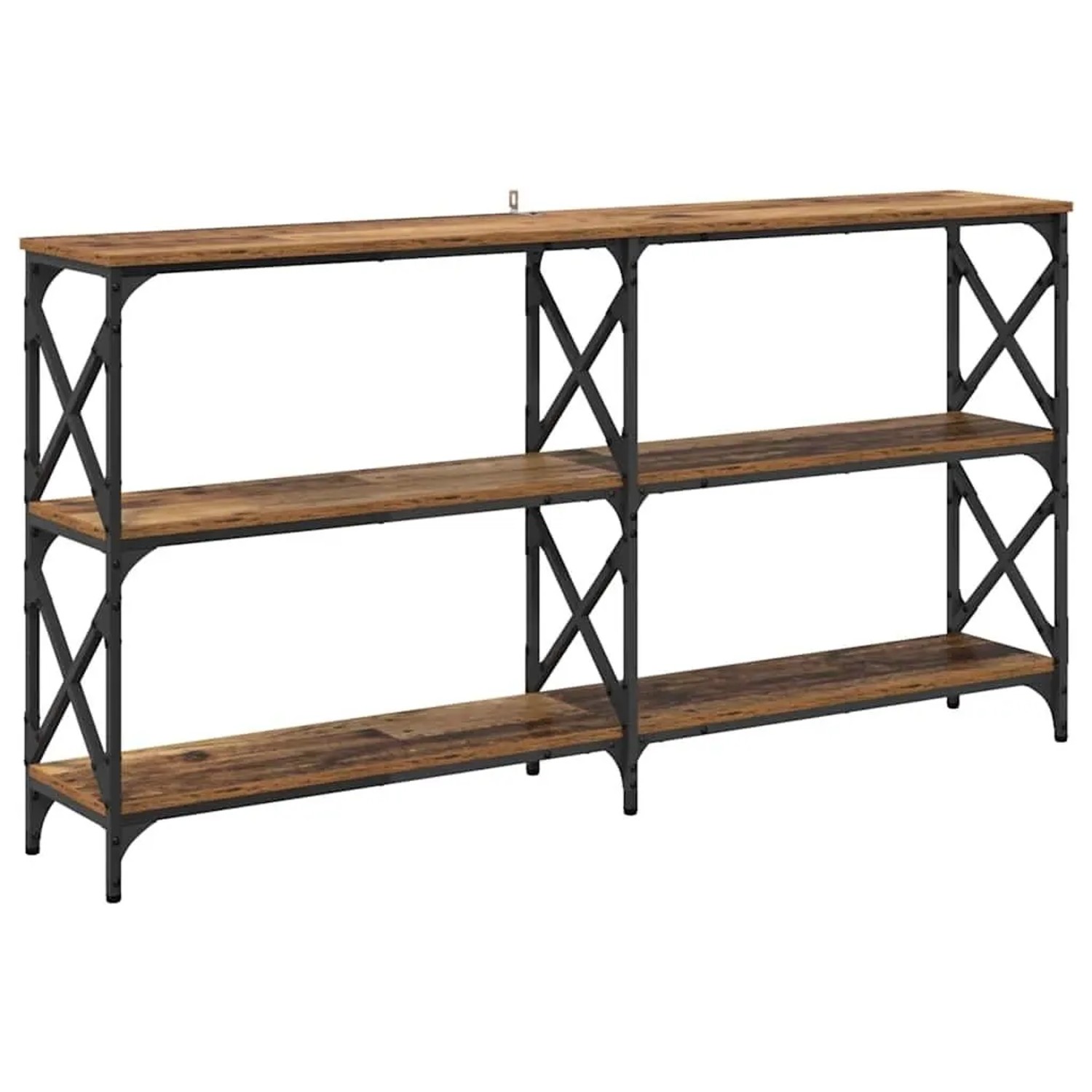 vidaXL Konsolentisch Altholz 156 x 28 x 80,5 cm Holzwerkstoff 882784