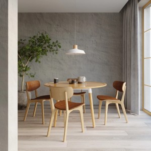 Sollux Lighting Hängeleuchte Afra, graue Pendelleuchte im Industrie-Stil über Esstisch.