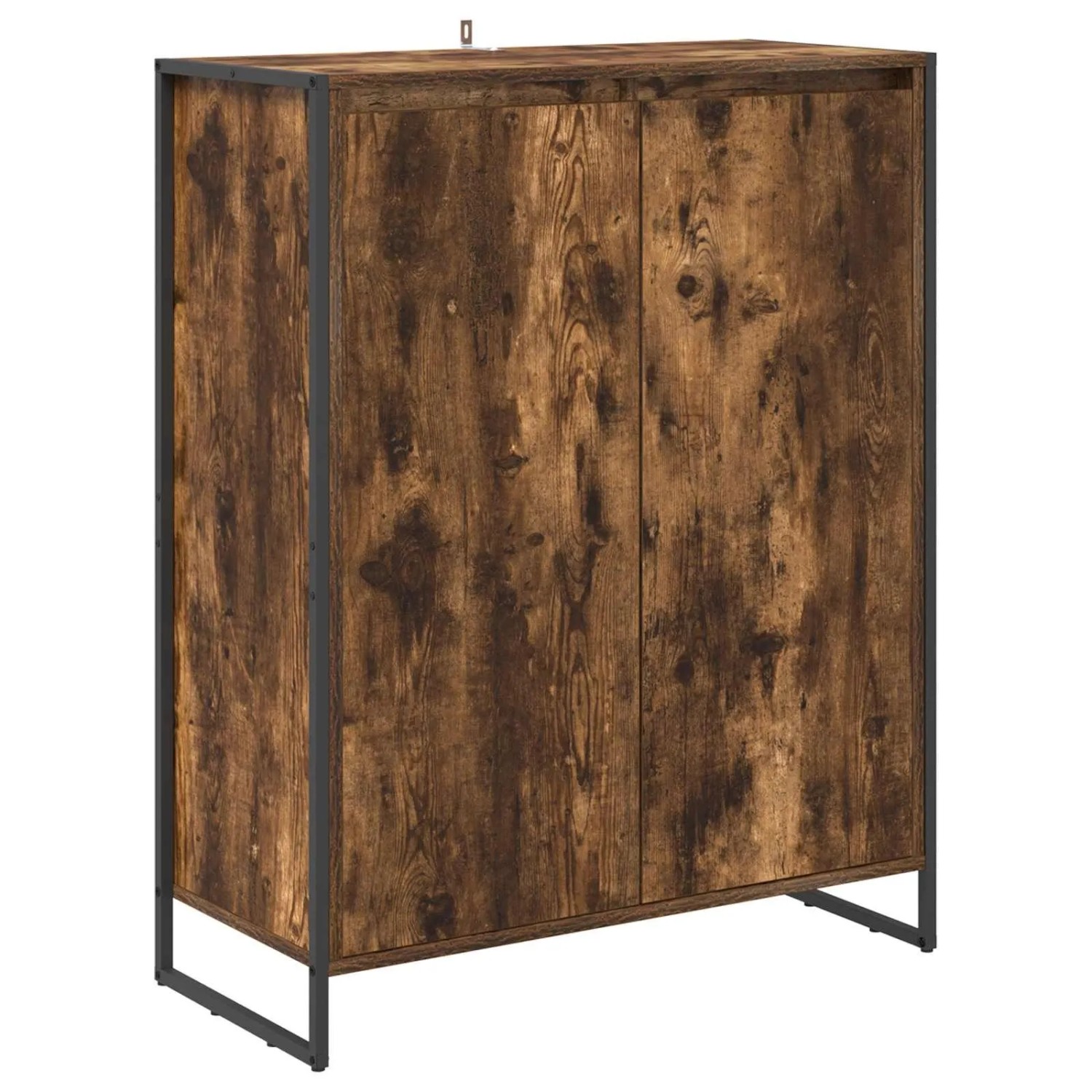 vidaXL Schuhschrank mit Tür Raucharbe 79 x 36 x 100 cm Holzwerkstoff 886464