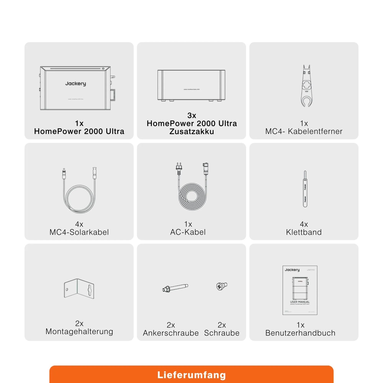 Jackery HomePower 2000 Ultra Balkonkraftwerk-Speicher mit 3 Zusatzakkus 8,192 kWh_10