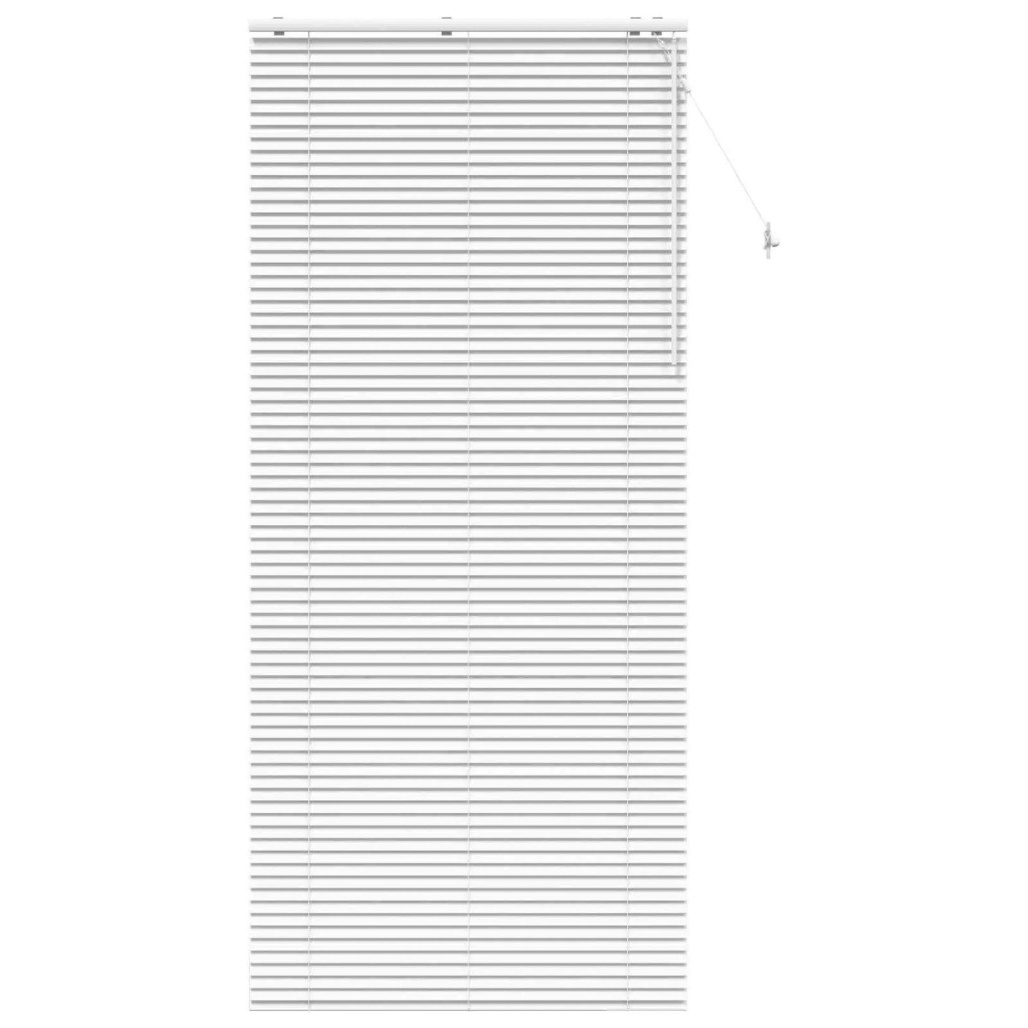 vidaXL Venezianische Jalousie Weiß 100 x 250 cm 35 mm 42015441