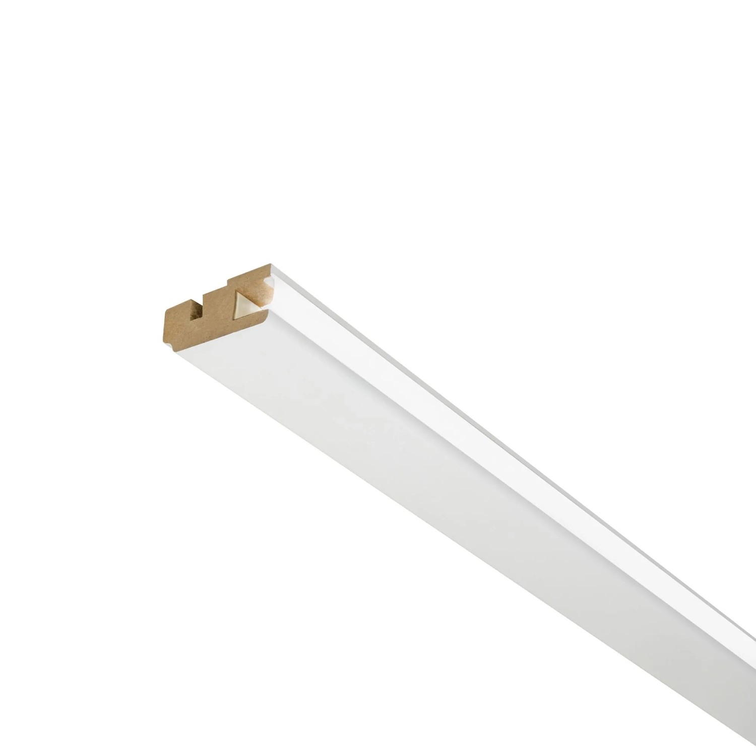 Kosche Deckenlichtleiste mit Kunststoffdiffuser 2.500 x 45 x 22mm Weiß-Grundiert