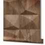 Braune Marburg Vliestapete GZSZ mit 3D Holzoptik und fühlbarer Struktur.