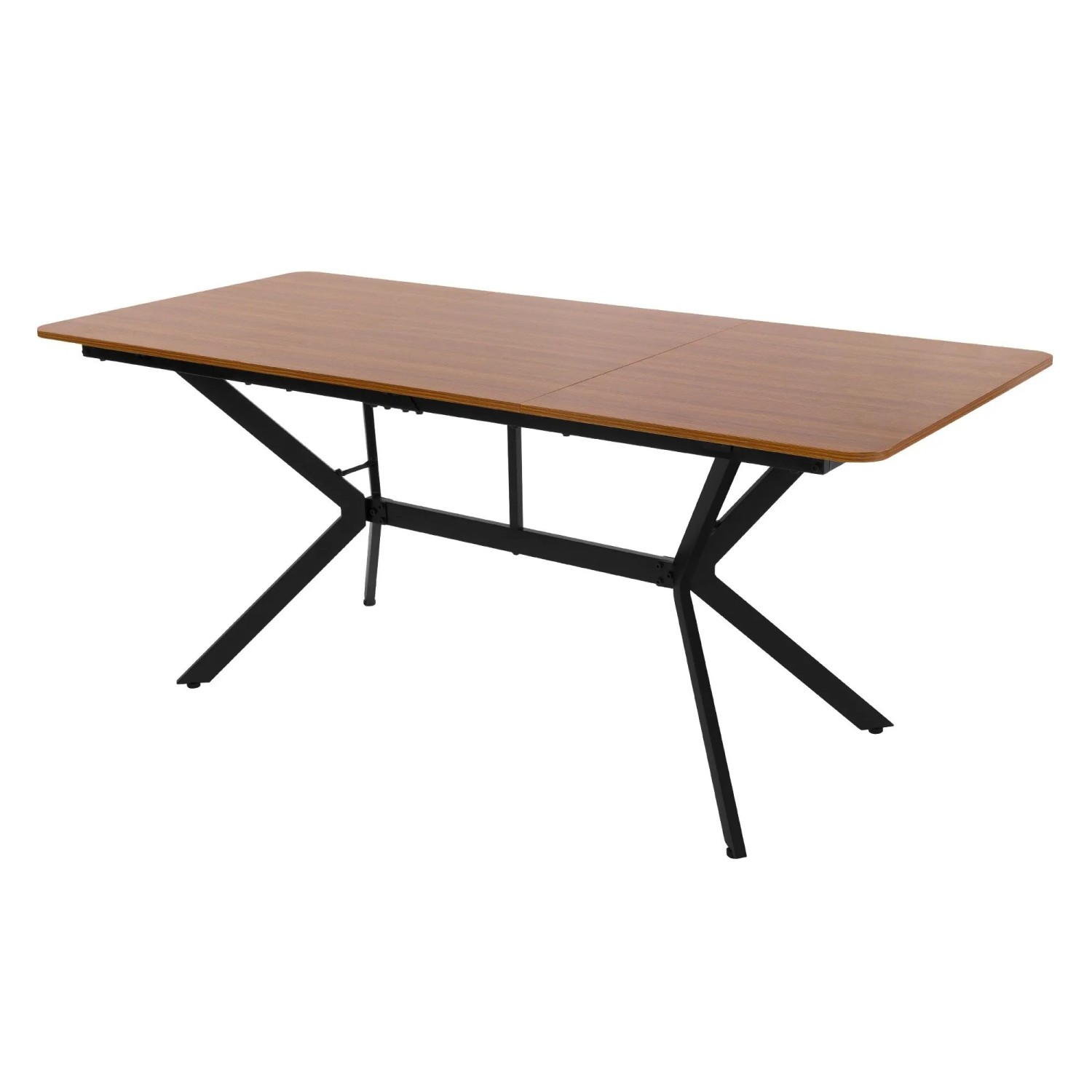 ML-Design Esstisch aus MDF Dunkelbraun 180x80x75 cm für 6 Personen