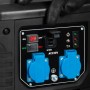 Detailaufnahme: EBERTH Stromerzeuger mit 2x 230V Steckdosen und USB Anschlüssen.