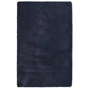 vidaXL Teppich Shaggy Hochflor NAVARRA Marineblau 130x200 cm Polyester 4102835