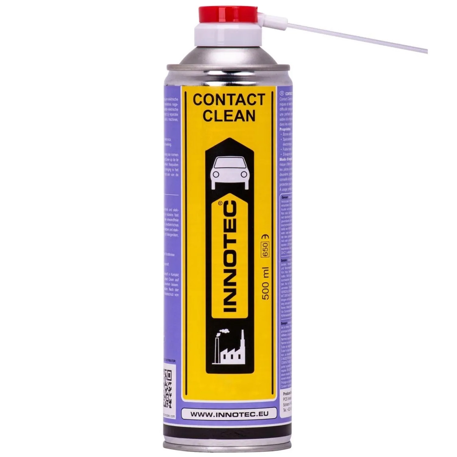 Innotec Contact Clean Kontaktspray 500 ml Silber Metall