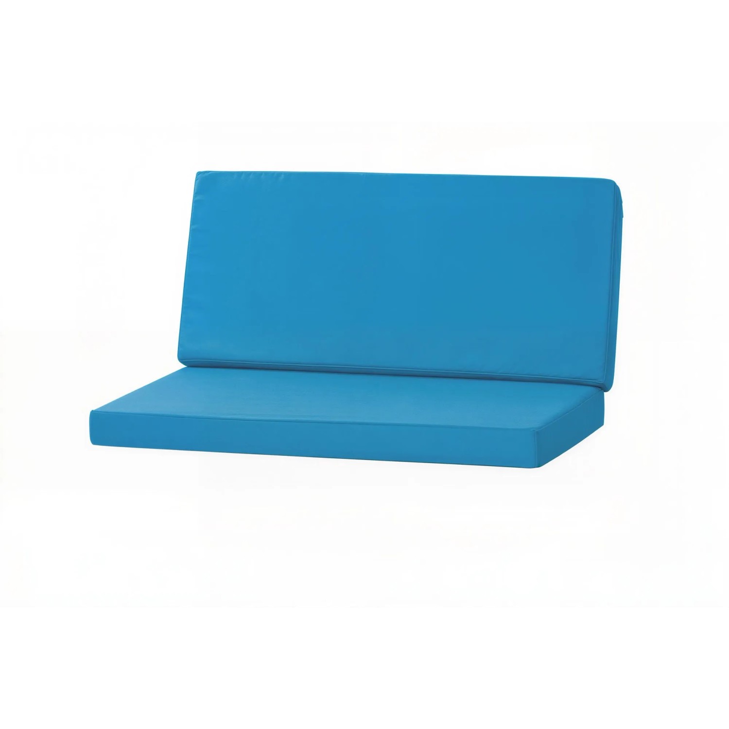 Setgarden Flat Kissen Outdoor Hollywoodschaukel Kissen 130x60x50x7cm Kissen Für 2 Sitzer Schaukel 1tlg Blau
