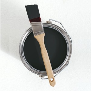 V&CO Premium-Innenfarbe Dead Flat Matt Grau Farbton 3 Fast Schwarz 2,5 l