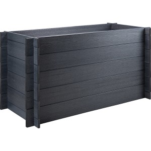 Hochbeet aus WPC 150 cm Anthrazit