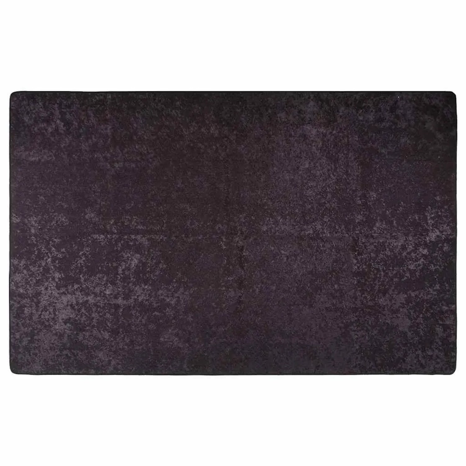 vidaXL Teppich Waschbar 80x150 cm Anthrazit Rutschfest 337952