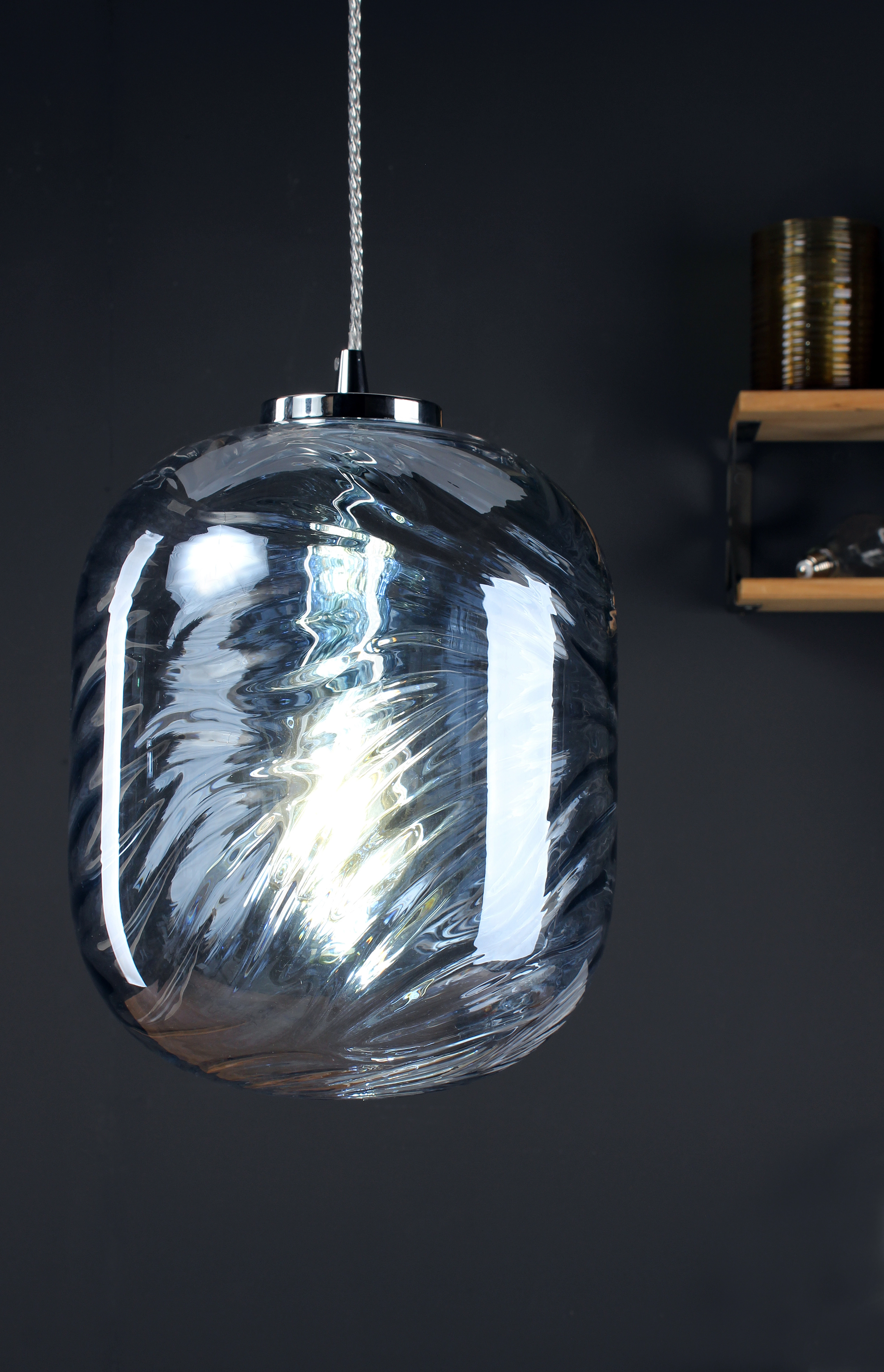 Nereide Seeblau LUCE Design OBI kaufen Pendelleuchte bei Glas
