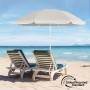 Sekey Sonnenschirm 180 cm Balkonschirm Rund Strandschirm Sonnenschirm mit Schutzhülle_7