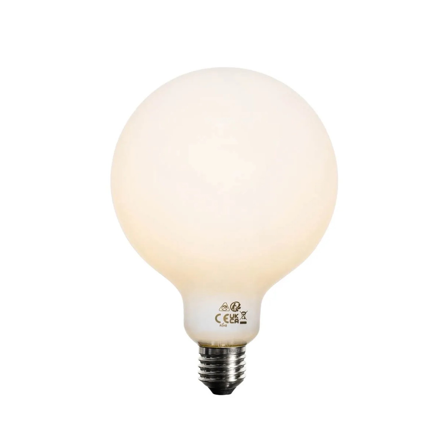 LUEDD E27 Dimmbare LED Glühbirne Opal G125 5W 450,m 2700K