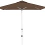 Doppler Marktschirm Expert, 220x140 cm, Greige, mit Knickfunktion. Sonnenschirm für Garten und Balkon.