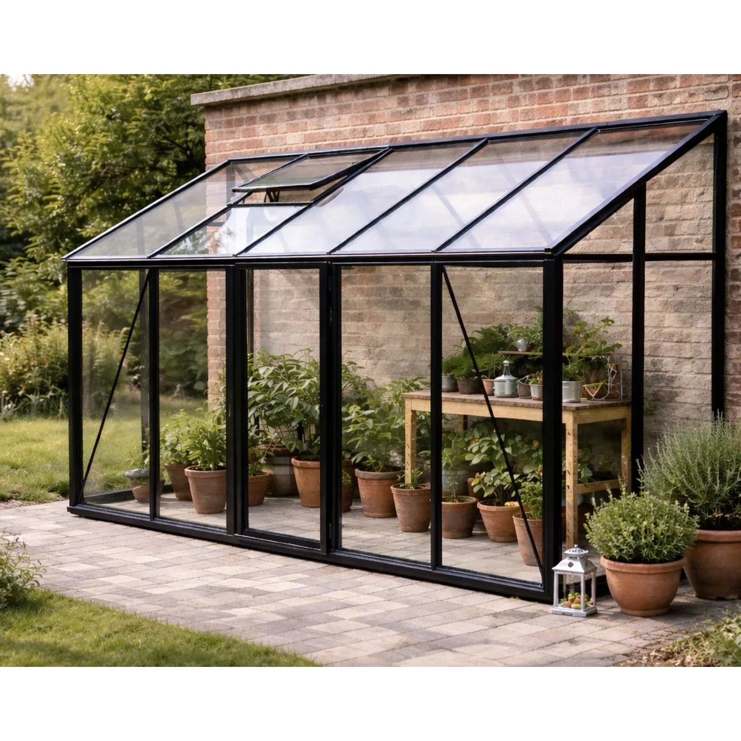 Bloomcabin Premium-Qualität Gewächshaus Wandgewächshaus GHLT3