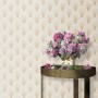 Erismann Vliestapete Elle Decoration 4 Avantgarde Creme mit Art Deco Fächer-Muster.