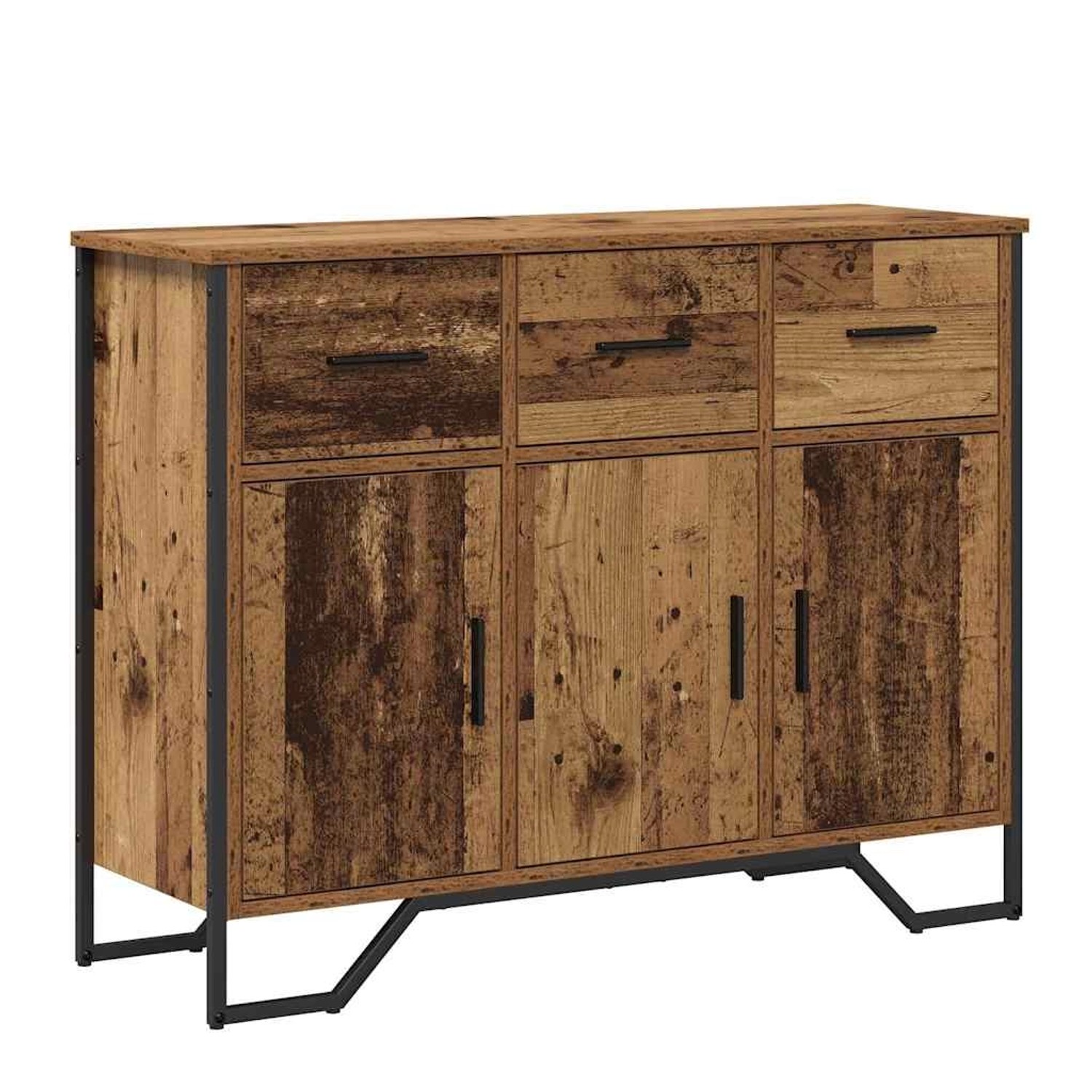 vidaXL Sideboard Altholz 97 x 32,5 x 74,5 cm Holzwerkstoff 868776 günstig online kaufen