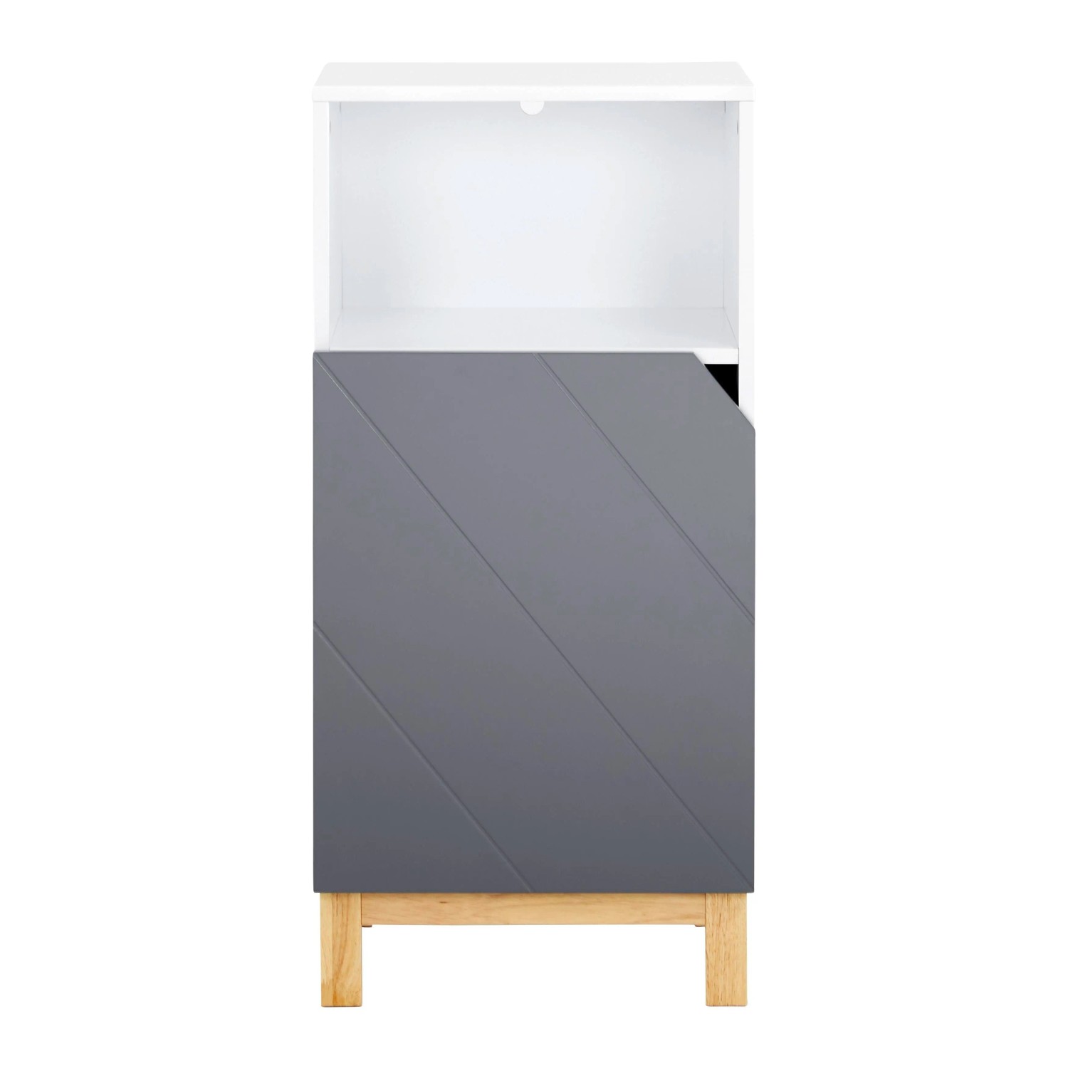 Bessagi Home Unterschrank Rocco Grau ca. 42,6x90x35 cm_9