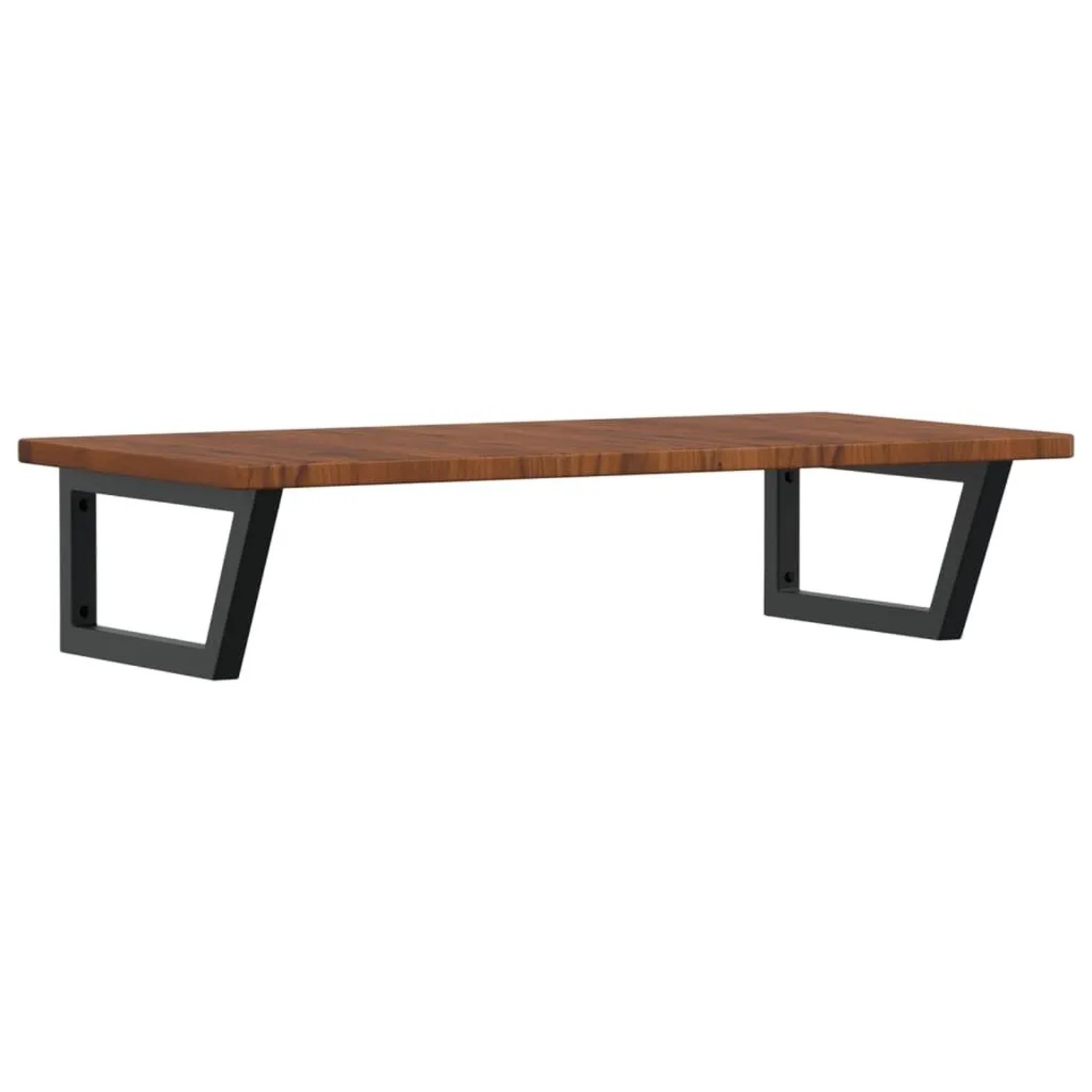 vidaXL Waschtischplatte mit Halterung Stahl und Massivholz Eiche 3302407 günstig online kaufen